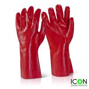 PVC Red Gauntlet