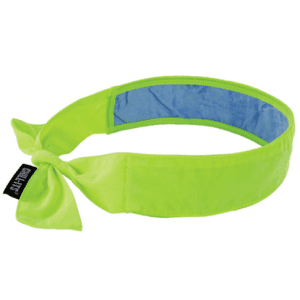 Ergodyne Chill-Its 6700 Evaporative Cooling Bandana Headband - Polymers, Tie Closure