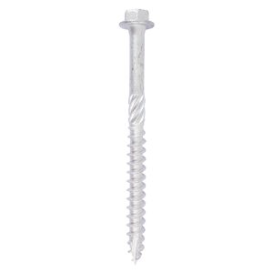 Hex Head Timber Screw  - Exterior Silver