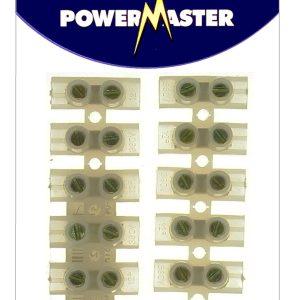 POWERMASTER 15 AMP PVC STRIP CONNECTORS