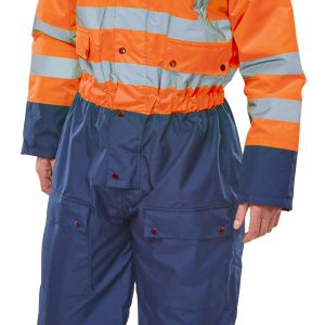 Two Tone Hiviz Thermal Waterproof Coverall
