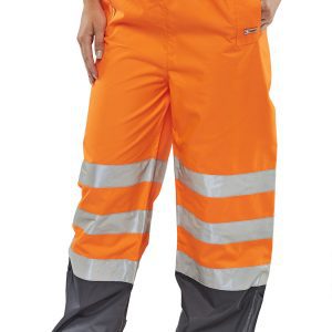 Belfry Trousers Orange / Navy