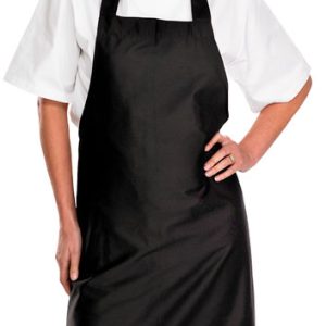 Chefs Bib Apron In Black