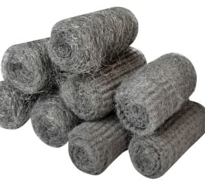 Steel Wool, Assorted Grades 20g Rolls (Pack 8)