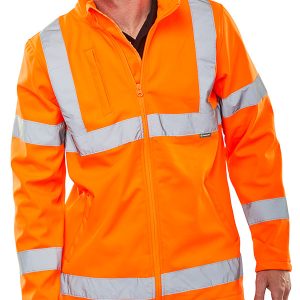 Soft Shell Lightweight Hi-Vis Jacket