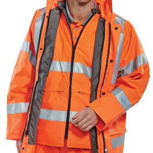 4 In 1 Jacket & Bodywarmer Orange