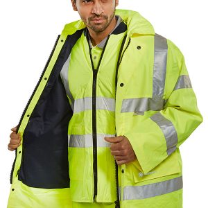 4 In 1 Jacket & Bodywarmer Yellow