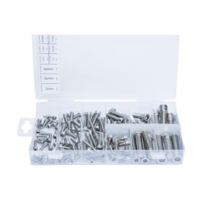Assorted Stainless Steel Socket Screw Set (106pc)