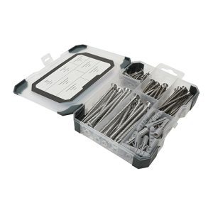 Mixed Tray - A2 stainless Screws, Plug & Drill Bit (91pc)