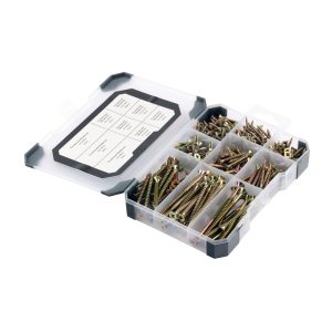 Mixed Woodscrews Tray (340pc)
