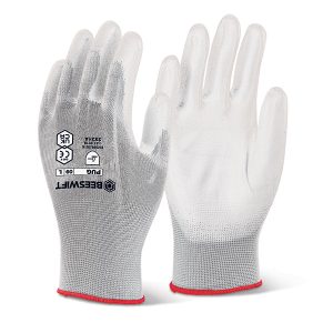 PU Coated Gloves White