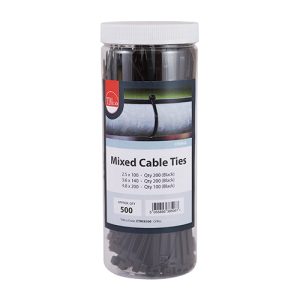 Mixed Black Cable Ties